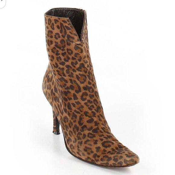 Stuart Weitzman Boots Animal Print 8.5 AAAA - Picture 1 of 8